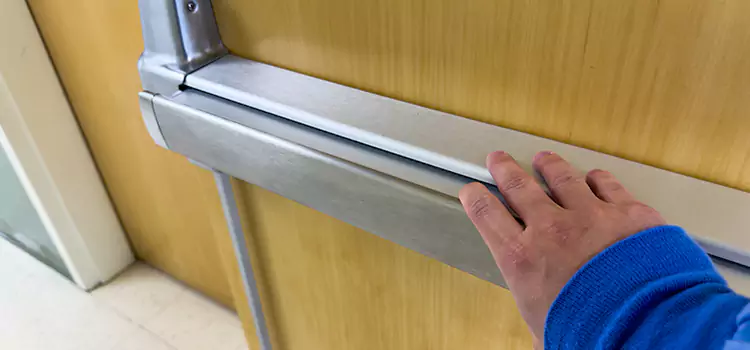 Installing a Push Bar on a Door Jacksonville Beach